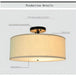 Chic American Country Fabric Led Ceiling Lights - Versatile Lighting For Modern Interiors Ceiling