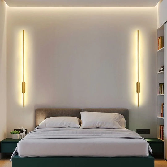 Sleek Modern Nordic Led Wall Lights - Minimalist Elegance For Living Rooms Bedrooms Corridors And