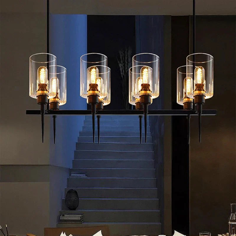 Elegant Dining Room Chandelier - Stylish Pendant Lighting Fixture For Indoor Decor Lights