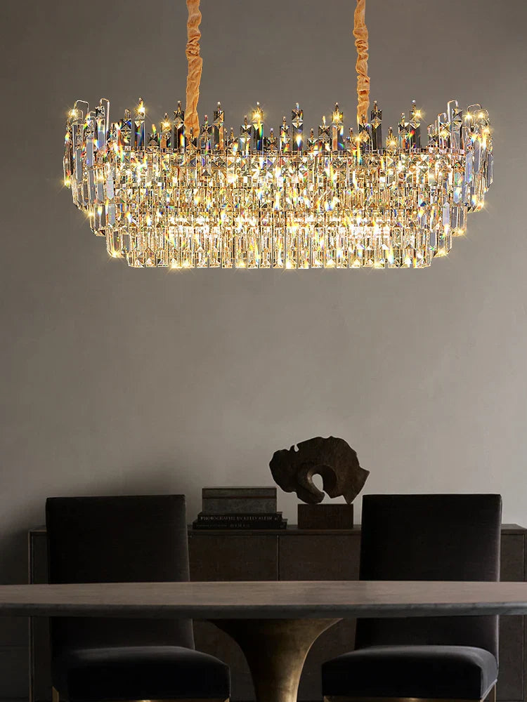 Exquisite Light Luxury Crystal Chandelier For Elegant Living And Dining Spaces Chandelier