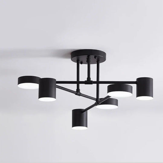 Nordic Led Ceiling Lights - Multiple Lamp Base Options In Black White And Gold Modern Lighting For