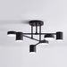 Nordic Led Ceiling Lights - Multiple Lamp Base Options In Black White And Gold Modern Lighting For