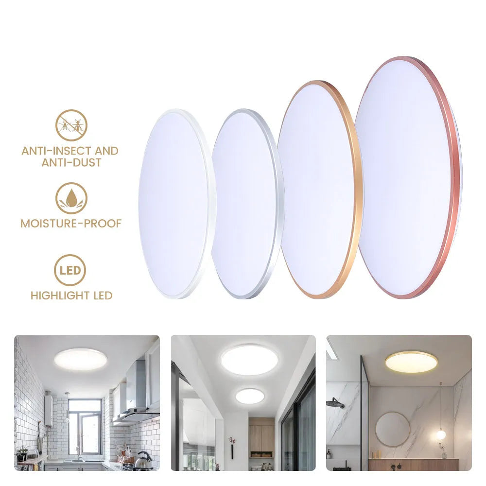 Modern Led Ceiling Chandelier - Versatile Lighting For Large Rooms Available In 48W 36W And 20W