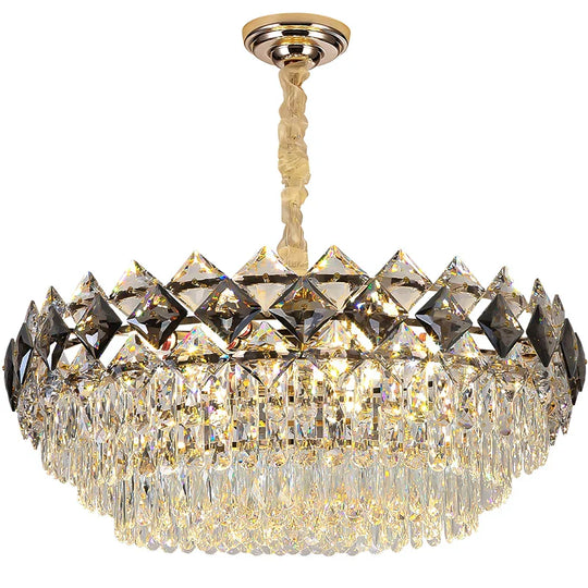 Modern Light Luxury Crystal Chandelier - A Stunning Main Lamp For Living Rooms Dining And Bedrooms