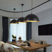 Nordic Retro Industrial Black Ceiling Pendant Lamp - Perfect For Restaurant Dining Table And Bar