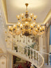 European Style Golden Chandelier - Elegance For Living Rooms Hotels Staircases Villas With Multi -