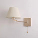 Nordic Adjustable Long Arm Folding Fabric Wall Lamp - Stylish Bedroom Bedside Light For Office