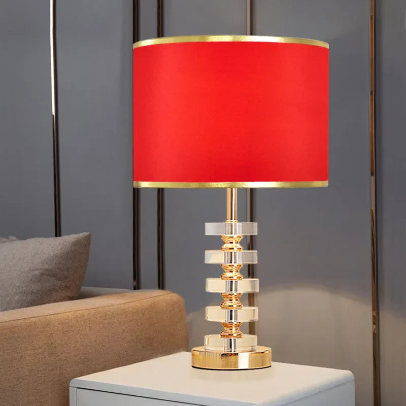 Luxury Crystal Table Lamp - Post Modern American Style Bedside