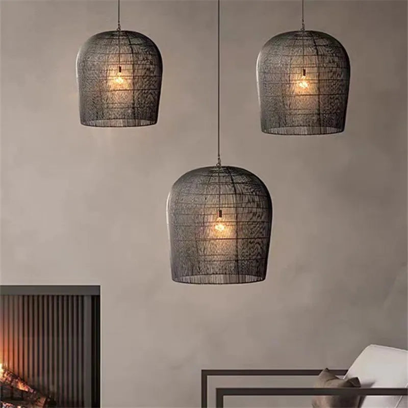 Wabi Sabi Rattan Pendant Light - Handcrafted Elegance For Your Dining Room Bedroom Or Bar Area