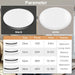 Versatile Led Panel Light - Choose From 12W 24W 36W Or 48W Radar Sensor Regular Downlight For