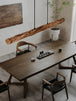 Chic Black Walnut Pendant Lights - Minimalist Wood Lighting For Dining Tables Kitchens And Home