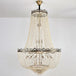 Elegant Crystal Chandelier For Duplex Buildings - A Modern Luxury Fixture Living Rooms Dining