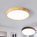 Led Ultra - Thin Ceiling Lamp - Nordic Wooden Decorative Perfect For Bedroom Living Rooms Balcony