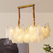 French Light And Luxury Restaurant Pendant Lamp - Postmodern Elegance With A Retro Glass Feather