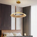 Modern Led Screw Ceiling Chandeliers - Luxury Ring Pendant Lights For High - End Living And Dining