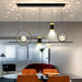 Modern Pendant Chandelier For Dining Room - Stylish Ceiling Hanging Light Fixture Indoor Decor