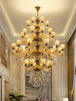 European Style Golden Chandelier - Elegance For Living Rooms Hotels Staircases Villas With Multi -