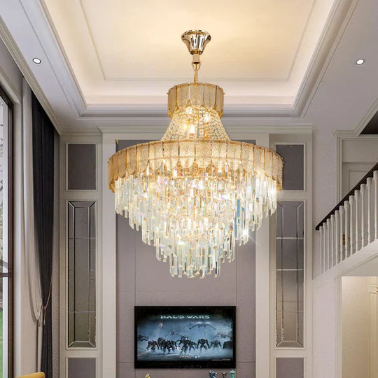 High - End Crystal Chandelier - Artistic Lighting For Living And Dining Spaces Luxury Hotels Duplex