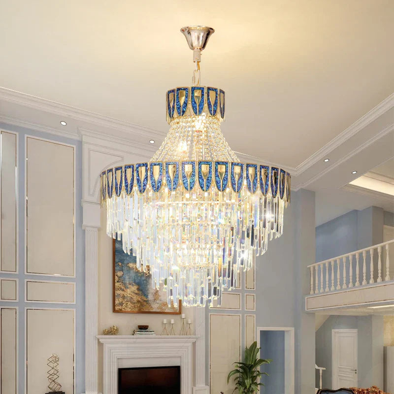 High - End Crystal Chandelier - Artistic Lighting For Living And Dining Spaces Luxury Hotels Duplex