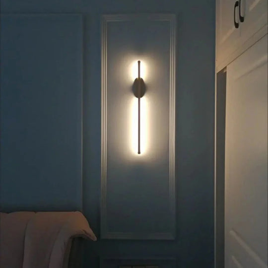 Sleek Modern Nordic Led Wall Lights - Minimalist Elegance For Living Rooms Bedrooms Corridors And