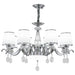 Elegant European Chrome Crystal Chandelier - A Postmodern Simple Fixture For Living Rooms Dining