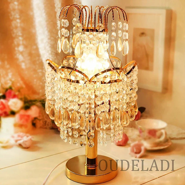 Luxury Crystal Table Lamps - Elegant Home Decor And Wedding Lighting Lamp