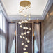 Entrancing Elegance: The Evelyn Butterfly Stair Chandelier Pendant Lighting