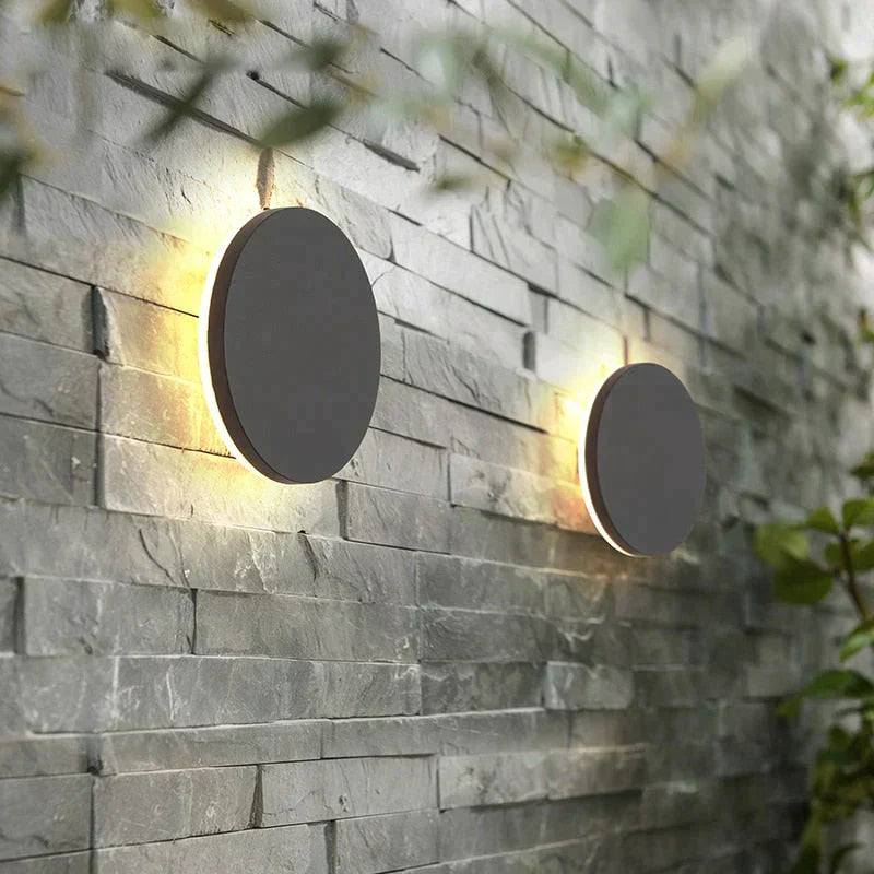 Cassandra’s Waterproof Square And Round Wall Lamps - Contemporary Outdoor Lighting