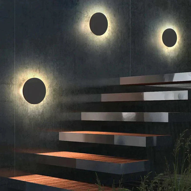 Cassandra’s Waterproof Square And Round Wall Lamps - Contemporary Outdoor Lighting