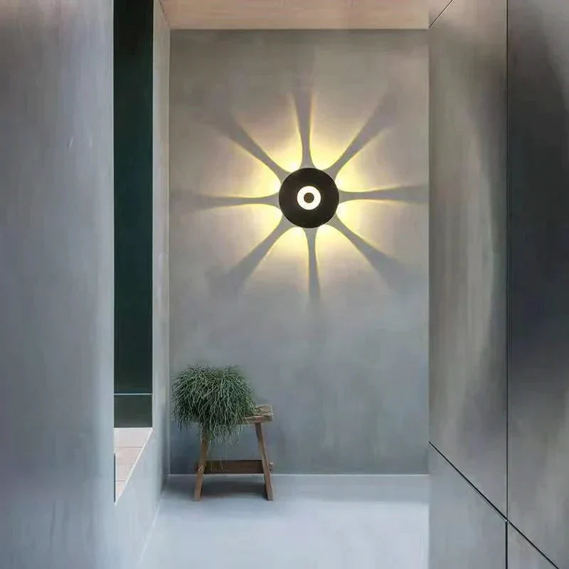 Amandine’s Led Outdoor Wall Sconce - Elegant Easy - To - Install Accent Light D 12Cm / 4.7’ 8W