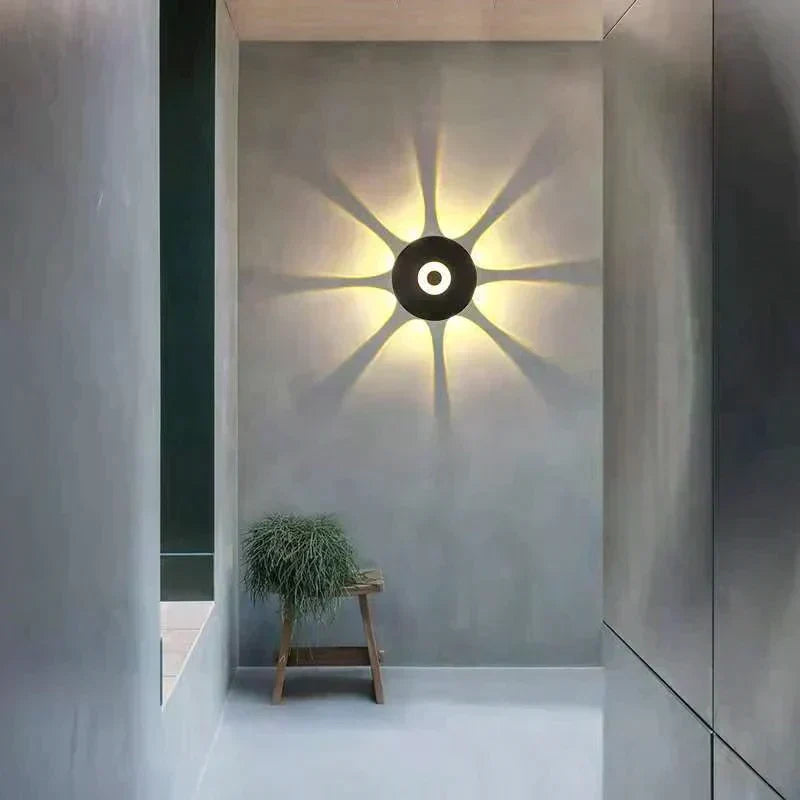 Amandine’s Led Outdoor Wall Sconce - Elegant Easy - To - Install Accent Light Lighting