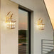 Estelle’s Full Copper Outdoor Waterproof Wall Lamp - Elegant Stair And Balcony Lighting Lamps