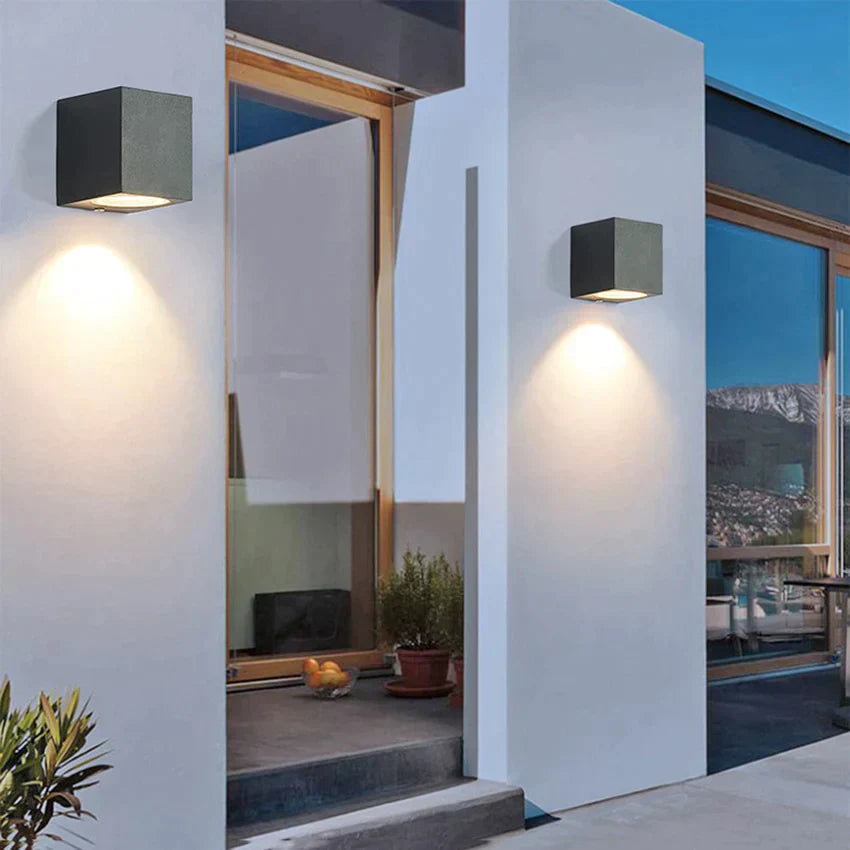 Déborah’s 3W/6W Led Aluminum Wall Lamp - Modern Square Outdoor Waterproof Sconce Bl22 Lamps