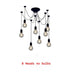 Emma’s Led Spider Chandelier - Diy Art Ceiling Lamp With Adjustable Wires 8 Heads Ceiling Light