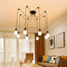 Emma’s Led Spider Chandelier - Diy Art Ceiling Lamp With Adjustable Wires Ceiling Light